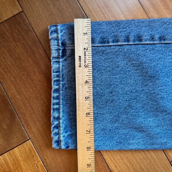 Levi's Classic 505 Straight Blue Jeans - Picture 5 of 10